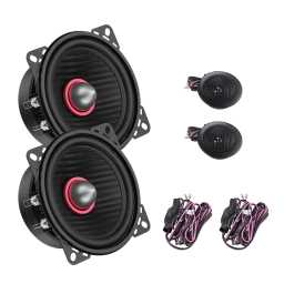 Indy CX4 4'' 10cm 4Ohm Component/Coaxial Midrange & Tweeter System 2x40w RMS Pair